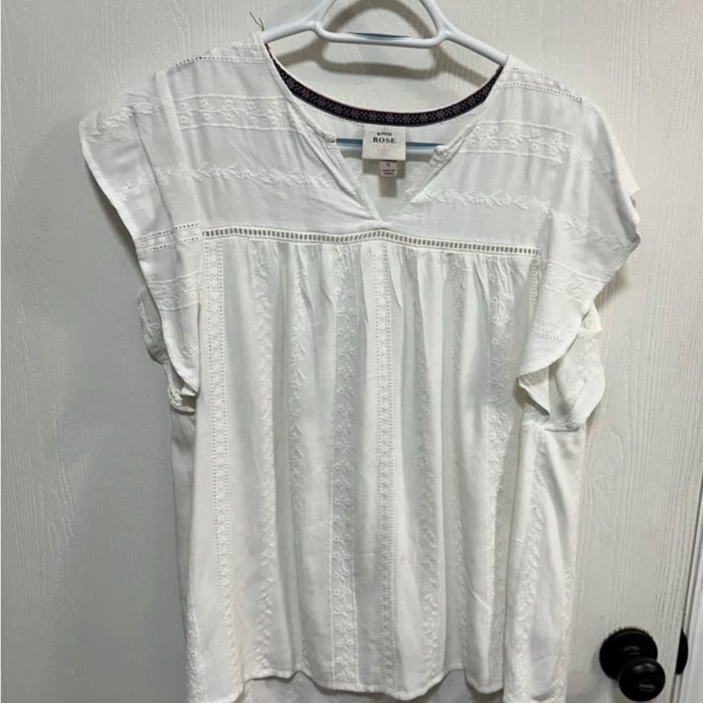 Romeo & Juliet Couture Women's White Top